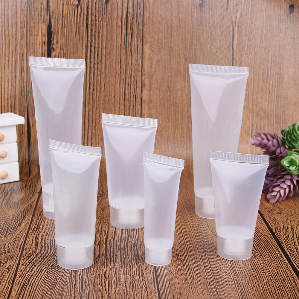 Шланг Сжимаемый Портативный Пластиковый Портативные Пустые Косметические Бутылки Очищающее Средство Для Лица Прозрачный