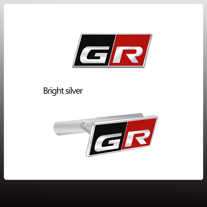 dclky10 GR Sport Car Grille Badge Sticker For Gazoo Racing C-HR RAV4 Mirai Avensis Toyota Logo Metal Trunk Emblem Decoration Accessories