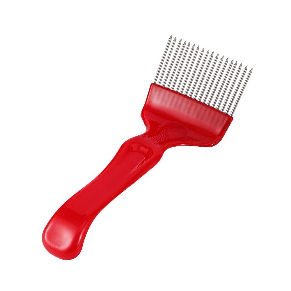 Straight Needles Bee Honey Fork Stainless Steel Honey Scraper Honey Scratcher Beekeeper