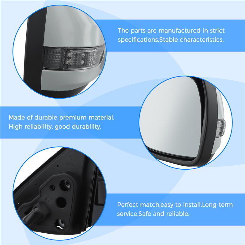 Зеркало заднего вида в сборе Автомобильное зеркало заднего вида Отражатель Для Subaru Legacy 2010-2012 Outback 2010 2011-A87Q
