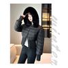 Cotton-padded Jacket Winter New Fashion Design Waist Hooded Down Padded Jacket for Small Women