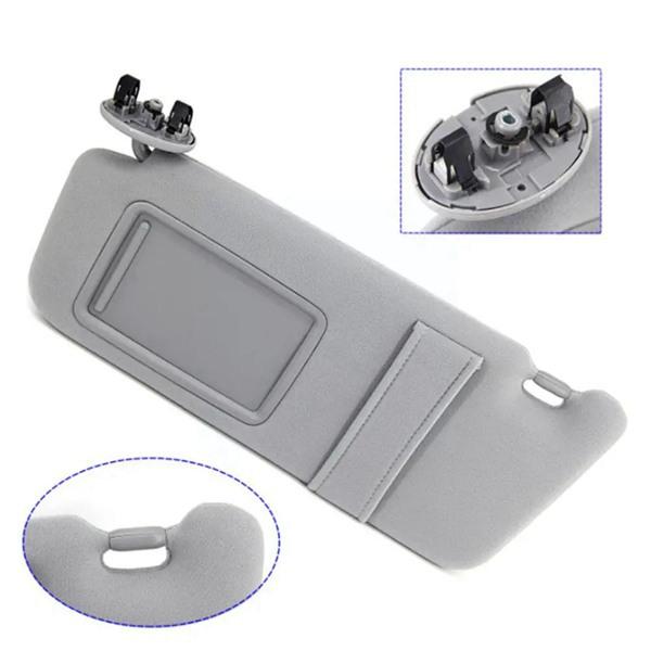 Pair of Sun Visors for 2007-2011 Toyota Camry (Parts 74310-06750-E0, 74320-06780-B0)