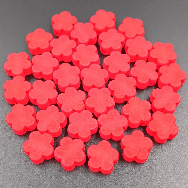 Изготовление ювелирных изделий Цветок сливы 10 шт. Форма цветка 15 мм Ожерелье Браслет DIY Аксессуары Прозрачные Для Матовых Бусин Акриловые Украшения Для Волос