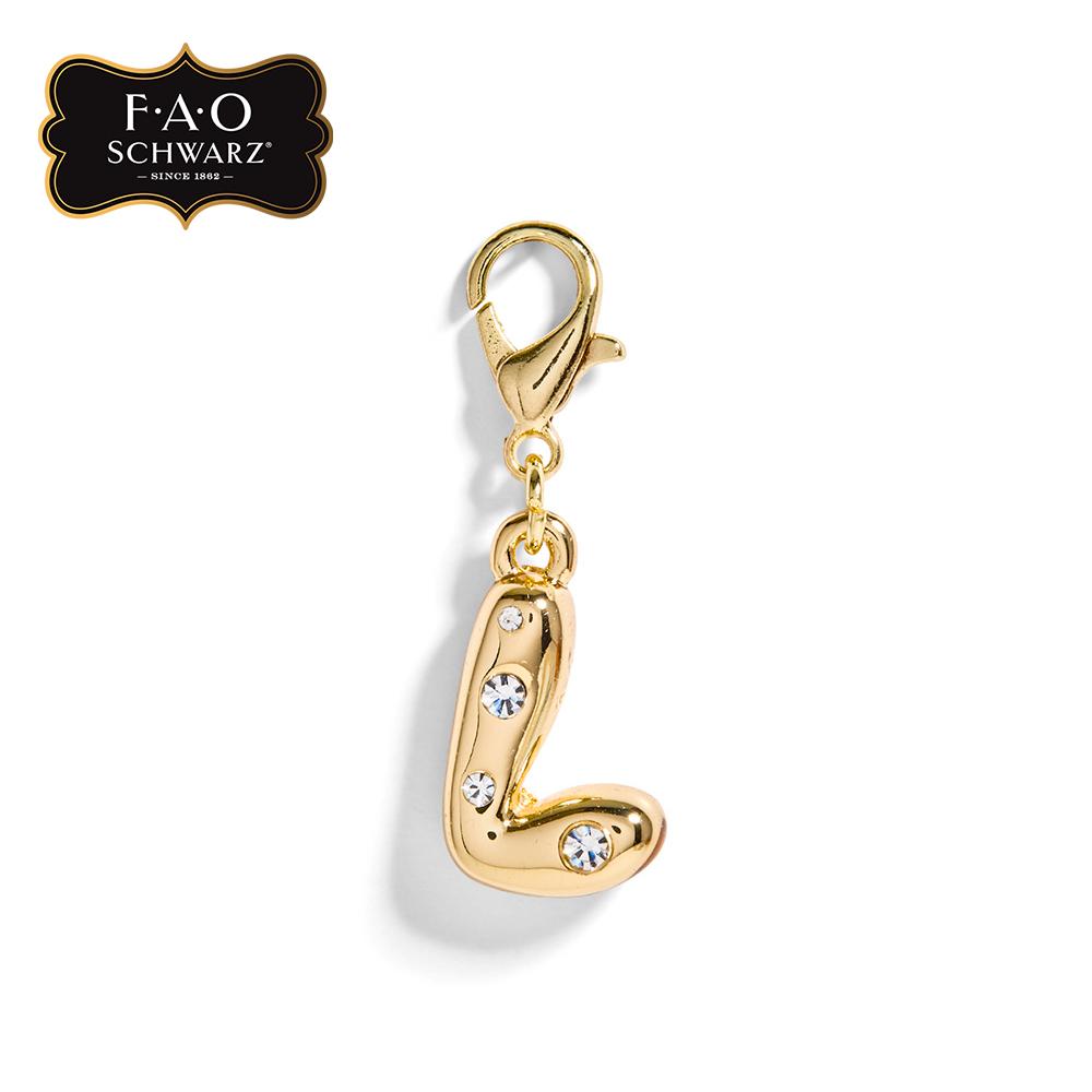 [toytron] F.A.O Schwarz Girls' Jewelry Charm - Alphabet L