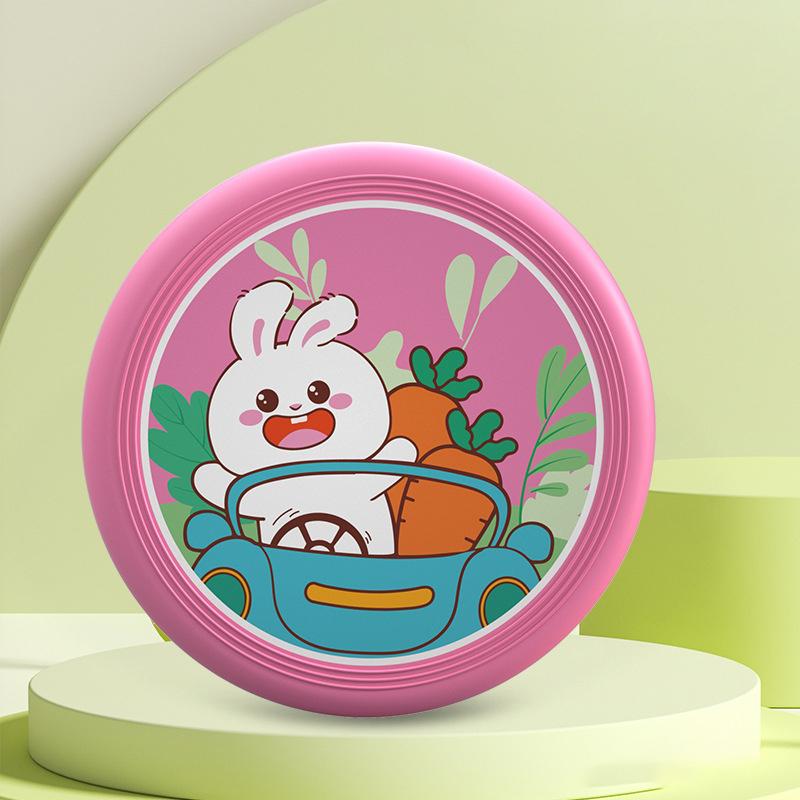 Cartoon Children Professional Hand Throwing Soft Frisbee Pet Frisbee Outdoors Competitive Motion Sports Toy Gift