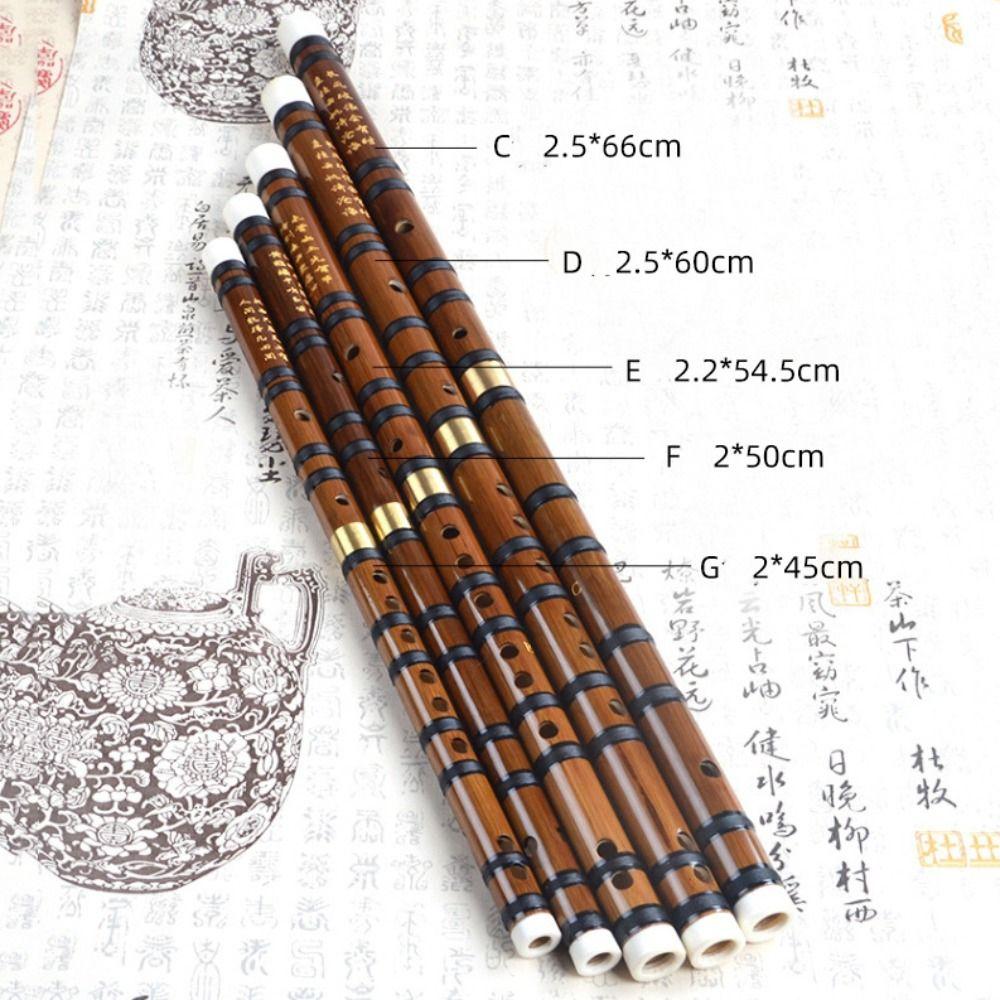 Chinese Chinese Flute Key C D E F G Handmade Flute Musical Instrumen Traditional Flute  Performance