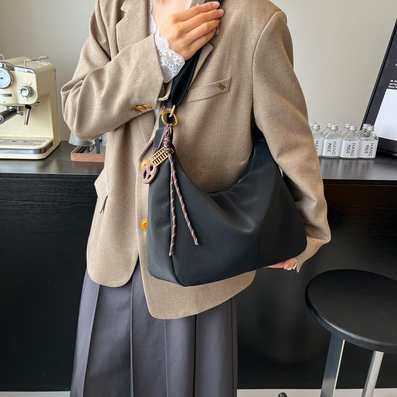 Большая вместительная женская сумка-мессенджер в стиле ретро, мягкая кожаная сумка через плечо для поездок на работу и подмышку