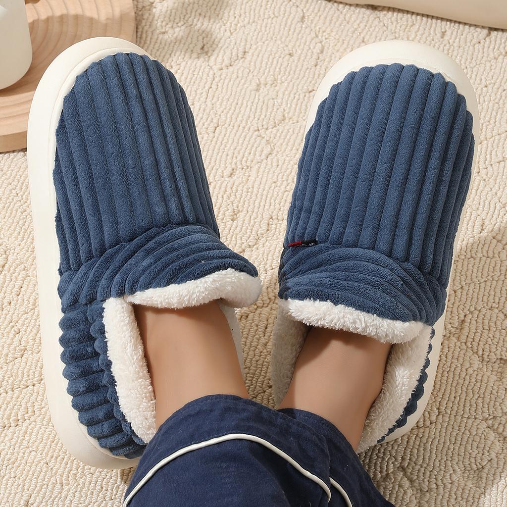 Модные Shevalues Теплые мужские домашние тапочки Модные меховые пушистые уличные хлопковые ботинки Комнатные плюшевые плоские шлепанцы Зимние пушистые мужские хлопковые тапочки