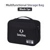 Car Travel USB Cable Storage Bag Hard Disk Charger Organizer For SsangYong Rexton Kyron Rodius Tivoli Musso Turismo Nomad jhe1