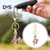 Keychain Shiny Rhinestones Snake Shape Key Ring Decorative Car Key Holder Bag Luggage Key Chain Accessories