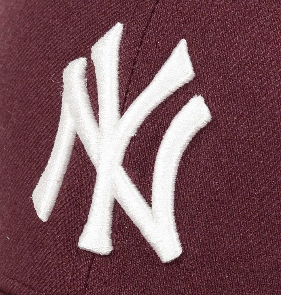 47 Бейсболка Snapback MVP New York Yankees Темно-бордовая