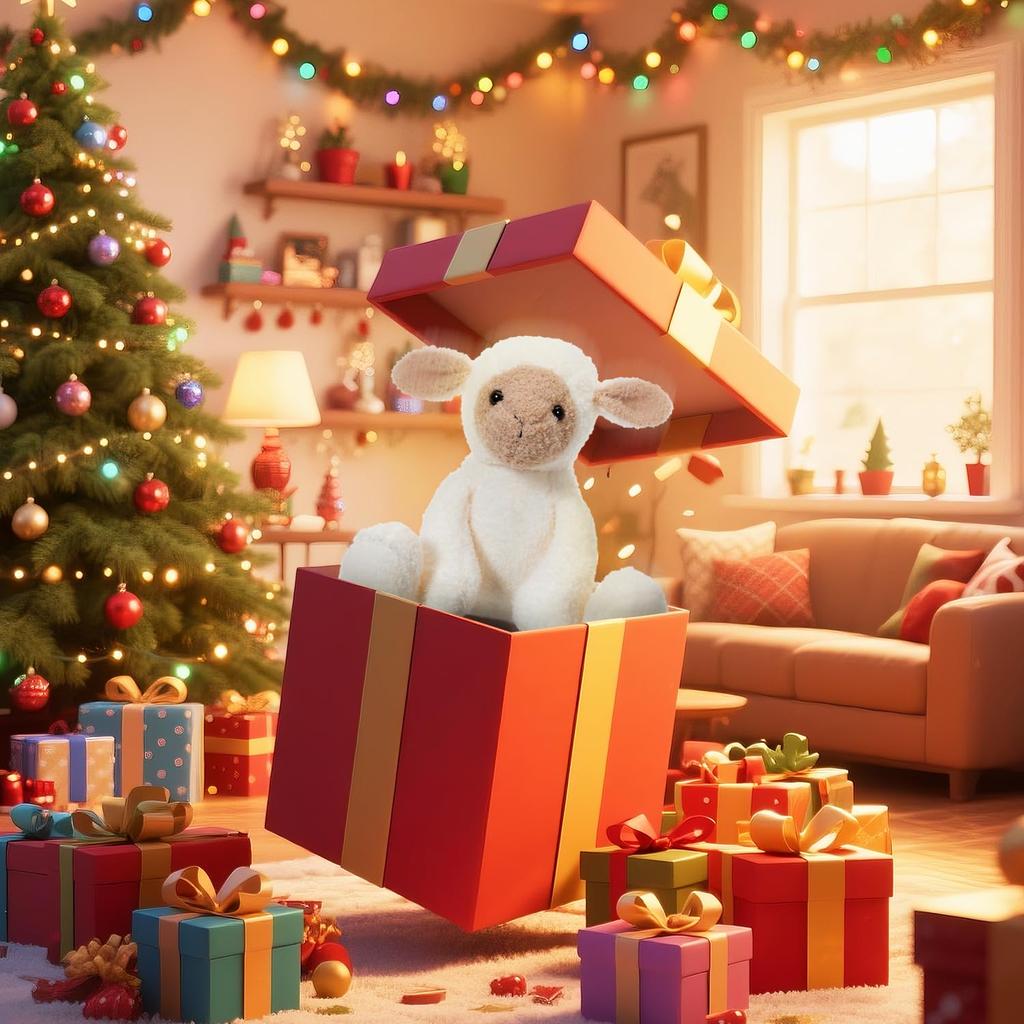 Абрикосовый Плюшевый Ягненок из Вельвета для Детей, Мягкий и Милый, Пушистый Вельветовый Ягненок для Девочек и Мальчиков, 23см