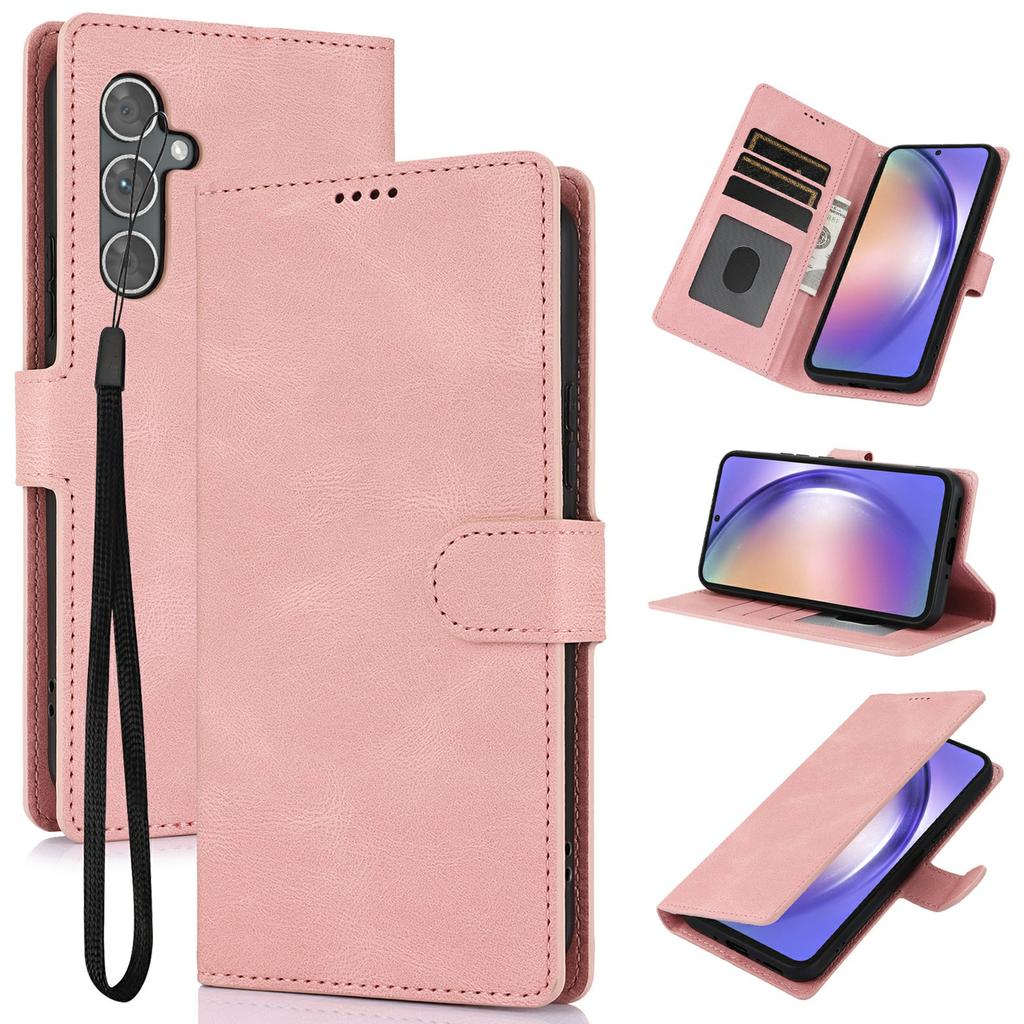 For Samsung Galaxy A26 5G Case PU Leather Phone Cover with Wallet Stand View