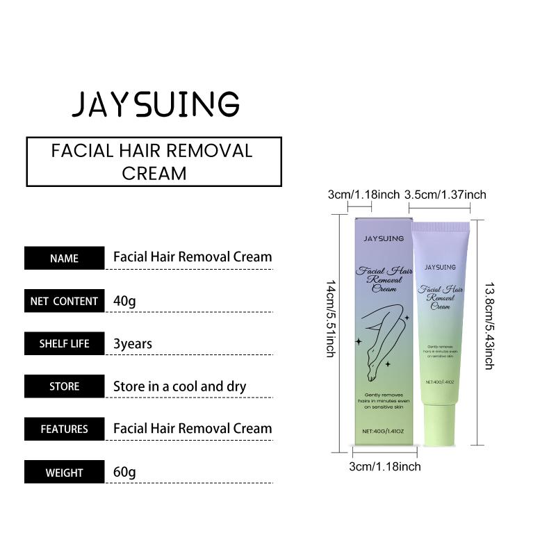 Hair Removal Cream for Women Gentle and Mild Formula Long Lasting Smooth Skin Hydrating Effect Suitable for Sensitive Skin