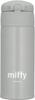 Thermos Stainless Steel Water Bottle for Formula Preparation, 350ml, Miffy Design, Gray, JPA-350B GY