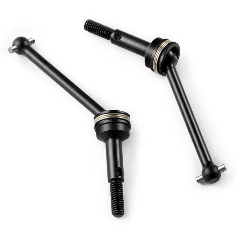 YEAHRUN 2PCS Steel CVD Drive Shaft Front Rear Universal for Tamiya TT02 TT01 TC01 1/10 RC Model Drift Car Upgrade Parts