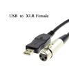 3M XLR гнездо к USB аудиокабель Микрофон к USB интерфейсный кабель Новый
