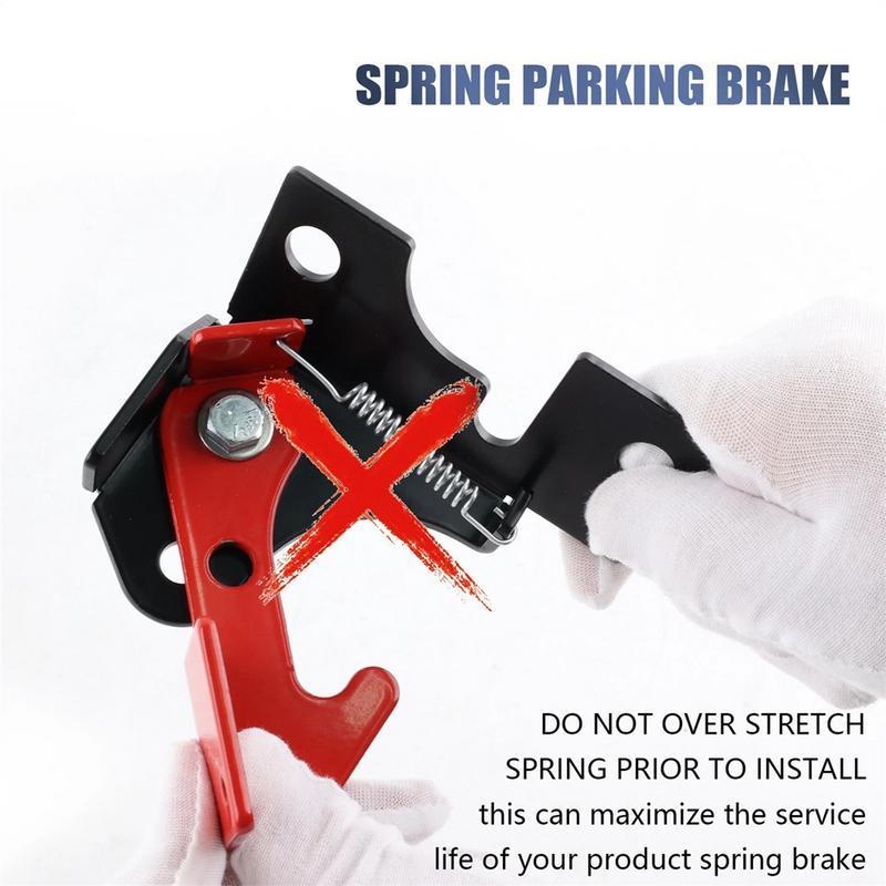 Heavy Duty Spring Parking Brake Lockable Parking Brake Metal Assembly Adjusting Tool Replacement Powersports Accessories