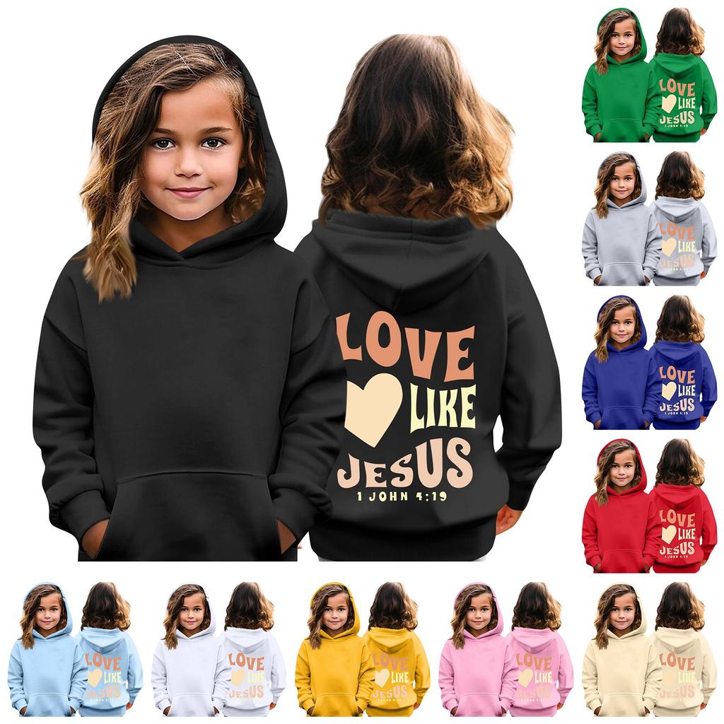 Детская толстовка с капюшоном для мальчиков и девочек, модная принтованная толстовка с длинными рукавами и карманом