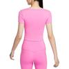 Nike Женские кроп-топы Dri-Fit One Fitted Dri-FIT Игривый розовый HM4584-675