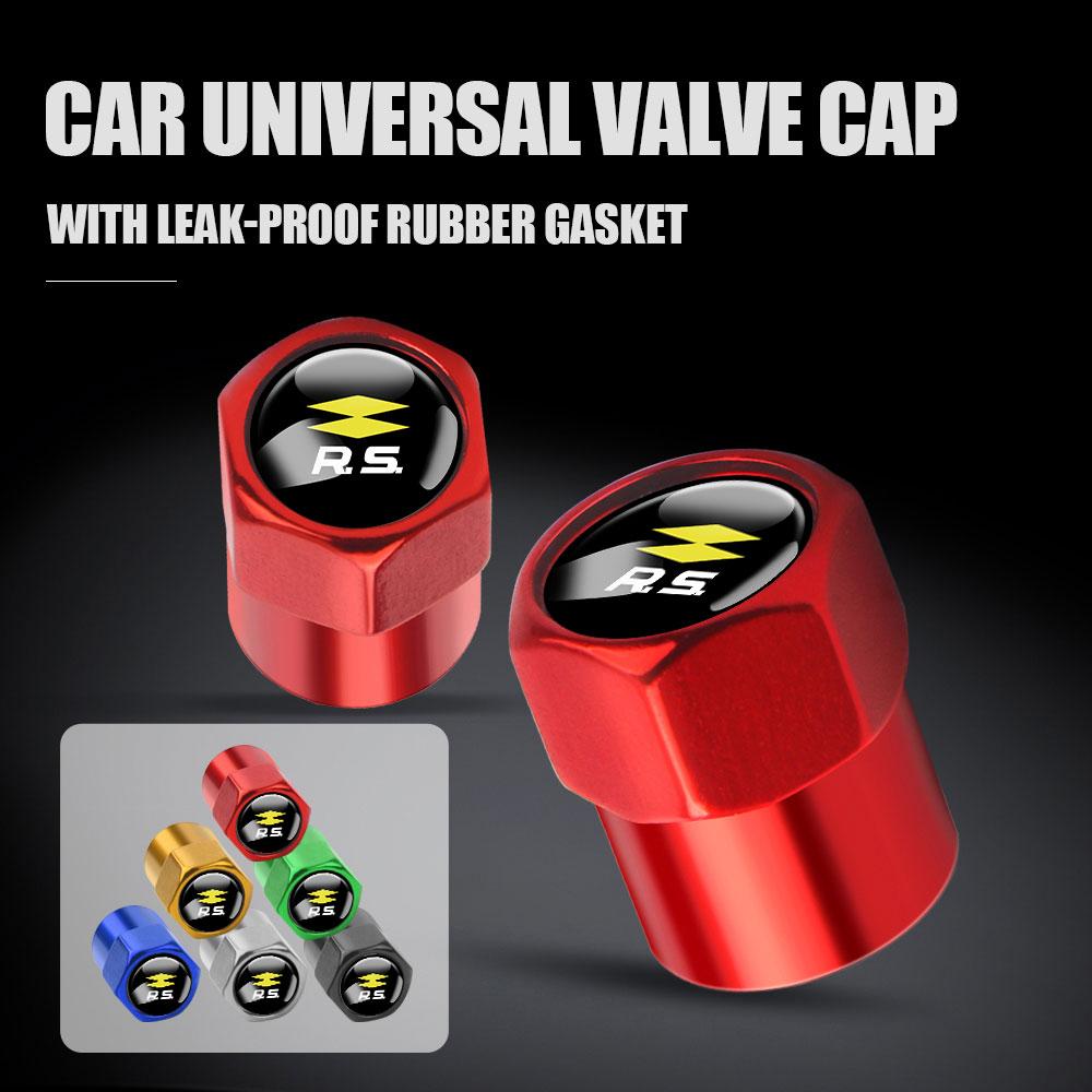 Для Renault 2026 Новые колпаки на диски 4 шт. Колпачки на вентиль колеса автомобиля Автоаксессуары для Renault Captur Twingo Megane Clio Dus