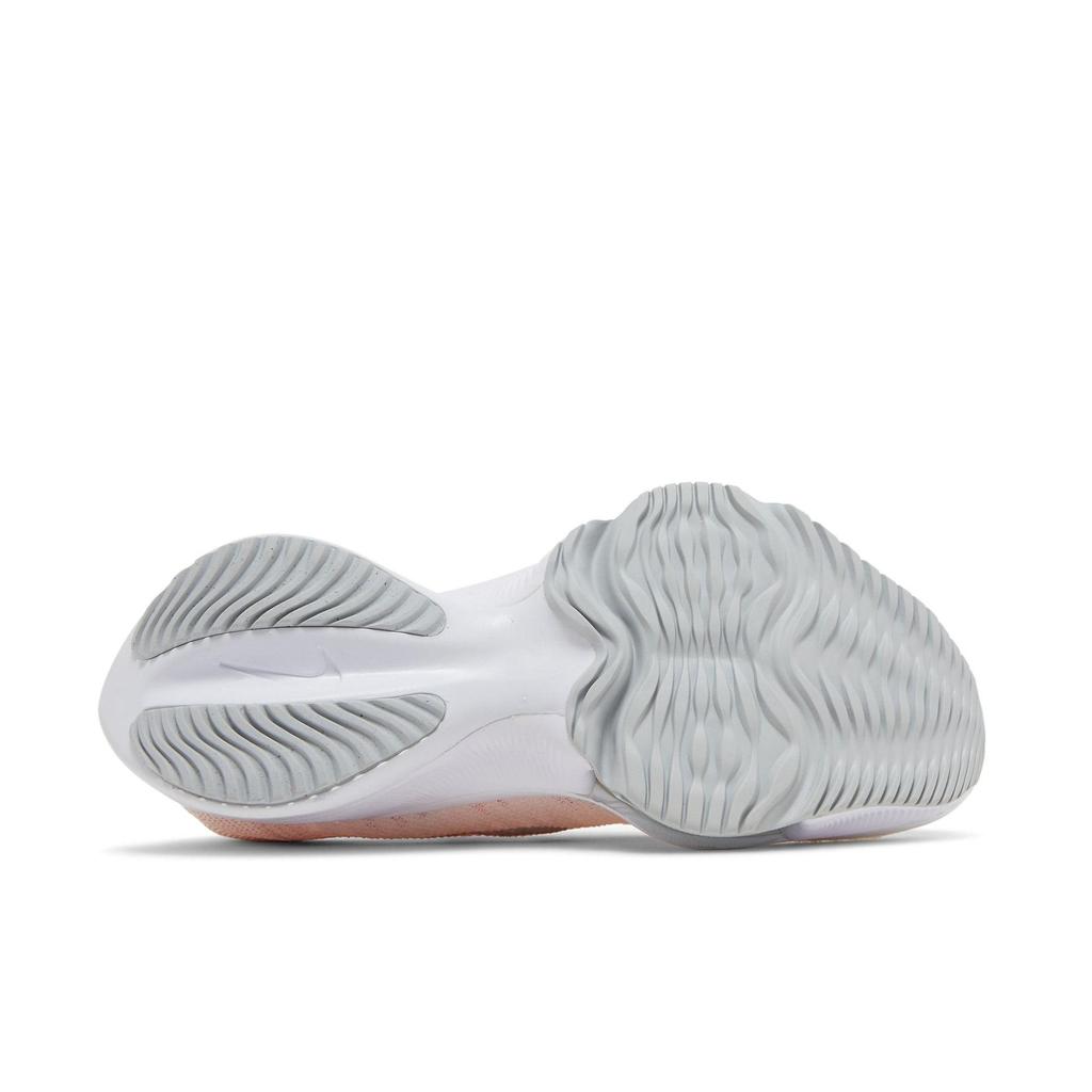 Nike Womens Air Zoom Tempo NEXT% Flyknit 'Sunset Tint' (women's sizes) Sunset Tint / White / Igloo / Grey Running Shoes CI9924 600