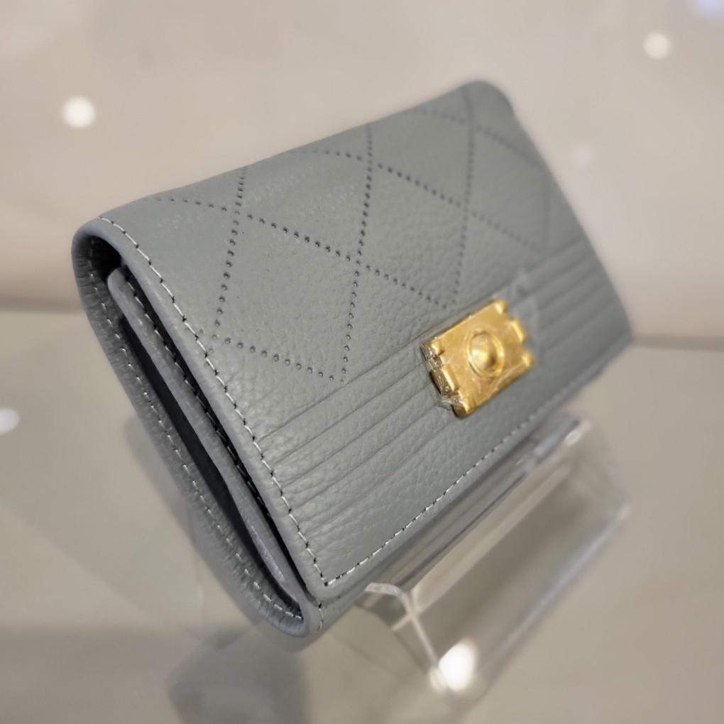 moncross 9128BLAW Cute Women's Mini 3-Stitch Cowhide Bifold Wallet