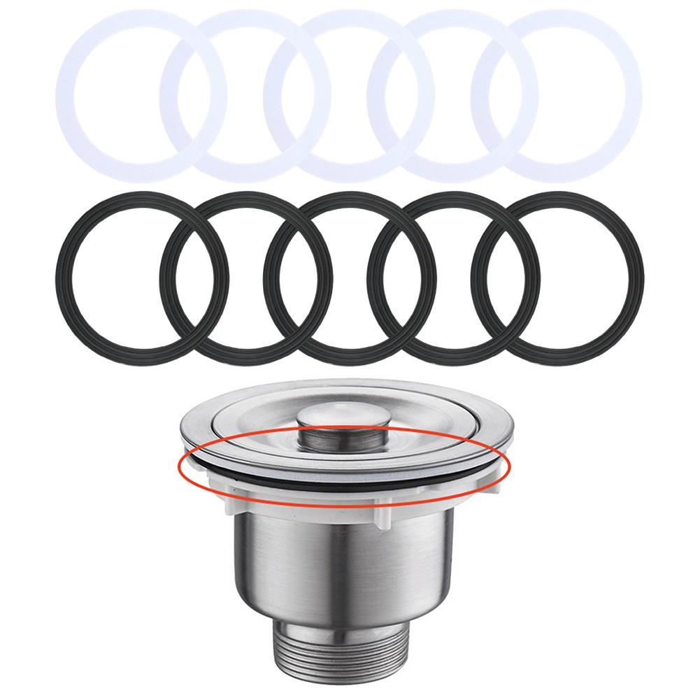 5 пар надежных уплотнительных шайб для сливных отверстий раковины 110 мм для кухни и ванной