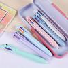 10pcs 0.5mm Macaron Color 6 Color Ballpoint Pen Special Price Stationery Office Oil Pen Prize Multicolor Ballpoint Pen Press Oil Pen