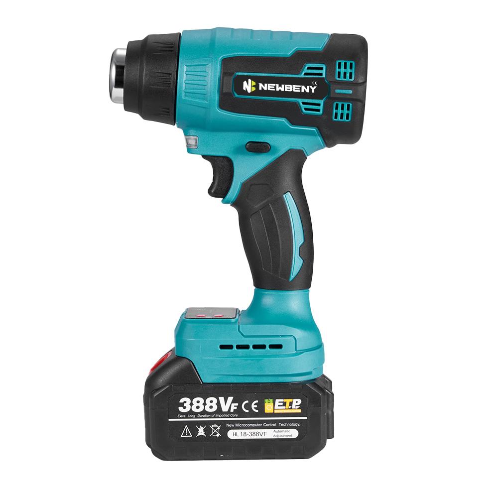 2000 Вт электрические тепловые пушки, фен, 9 передач, регулируемые беспроводные бытовые электроинструменты для батареи Makita 18 В