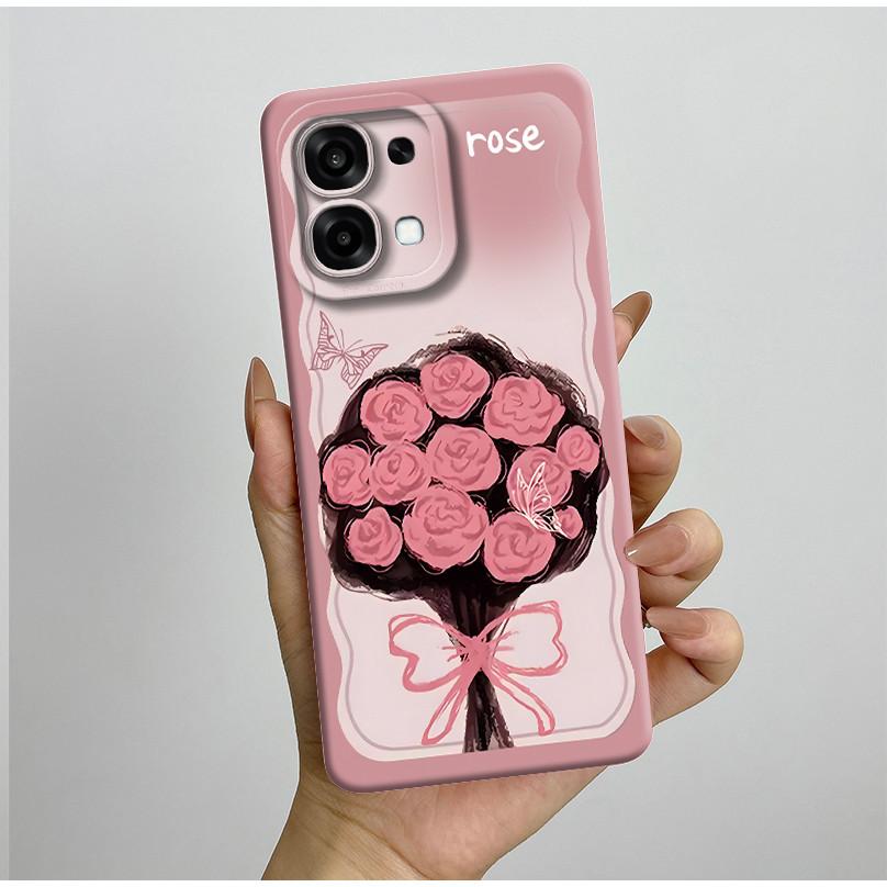 Новый Чехол Для Oppo A6 Pro 5G 4G CPH2781 CPH2799 Чехол Эстетичный Красивый Бабочки Цветы Мягкий Силикон Ударопрочный Задняя Крышка