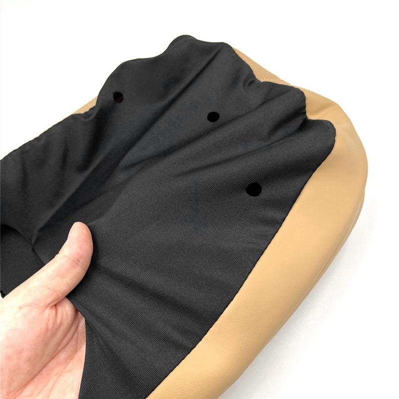 A21F-Car Center Console Armrest Box Pad Mat Cushion Cover Camel Fit For Kia Carnival
