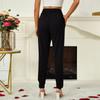 Женские повседневные рабочие брюки свободного покроя для делового костюма с длинными брюками