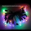 Spot G40 Solar LED Outdoor Waterproof Globe String Lights for Courtyard & Christmas Decoration