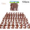 TOYS & TOTS 100Pcs Mini Classic Soldiers Figures Models Playset Desk Decor