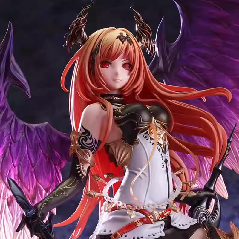 Pv369 Kotobukiya Масштаб 1/8 Rage Of Bahamut Темный Ангел Оливье Переиздание Аниме Фигурка Коллекционная Модель Украшения для Комнаты Подарок