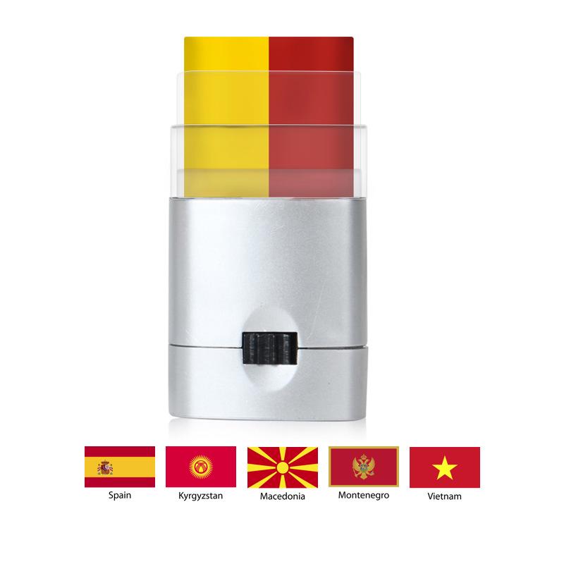 Tricolor National Flag Face Paint - Football Fan Face & Body Paint Pigment