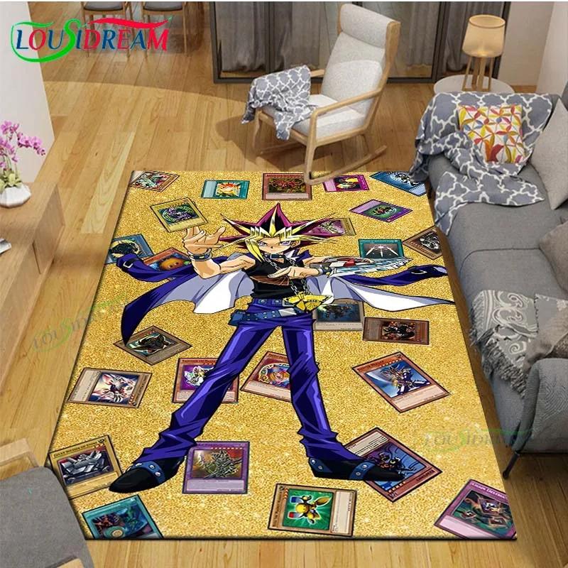 3D Famous Card Games Y-Yu-Gi-Oh  Carpet for Living Room Home Sofa Decoration,Children Game Decor Floor Mat Yoga Mat Large Carpet