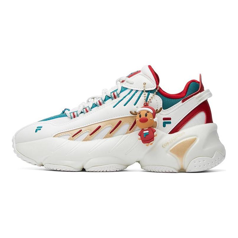 FILA Ade Xms Low Top White/Green/Red Women's F12W111225FBD