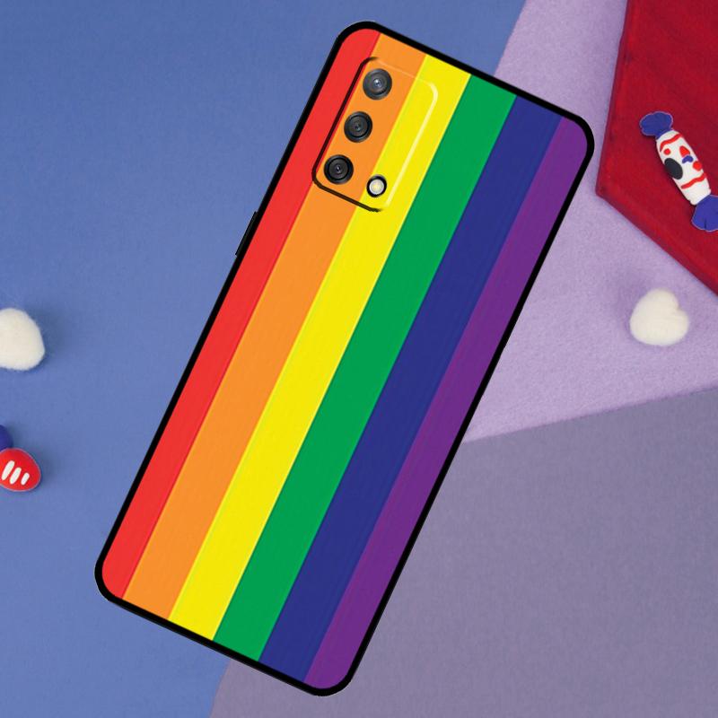 LGBT ПРАЙД ГЕЙ Чехол Для OPPO A96 A76 A16 A18 A58 A78 A98 A17 A77 A54 A57 S A74 A5 A9 A53 A52 A72 A15 A93