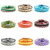 European and American West Coast Style Layered Waxed Cord Handmade Bracelet Set