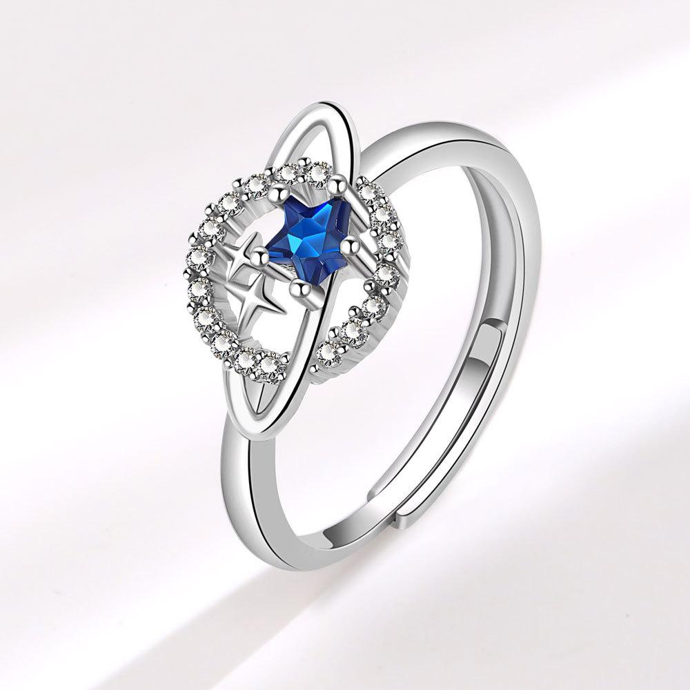 Женское персонализированное кольцо на палец с цирконием, кольца для женщин, обручальное кольцо из медного сплава золотого цвета, модные украшения на удачу, подарок, регулируемые женские кольца