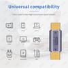 EONLINE 3D USB C Adapter 40Gpbs USB Adapter Supports 8k60HZ and 100W Fast Charging Type C to Type C Compatible Thunderbolt 3/4