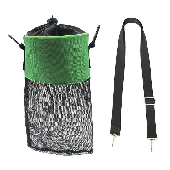 Сетчатый держатель для мешка с прищепками с затягивающимся шнурком, дышащий, влагостойкий, органайзер для хранения прищепок большой вместимости
