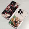 Чехол для телефона Bakugo My Hero Academia для iPhone 16,15,14,13,12,11 Plus,Pro,Max,XR,XS,X,7,8 SE,Mini Прозрачный Силиконовый Мягкий