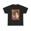 Wave Beach Vibes T Shirt Graphic Unisex Heavy Cotton Tee