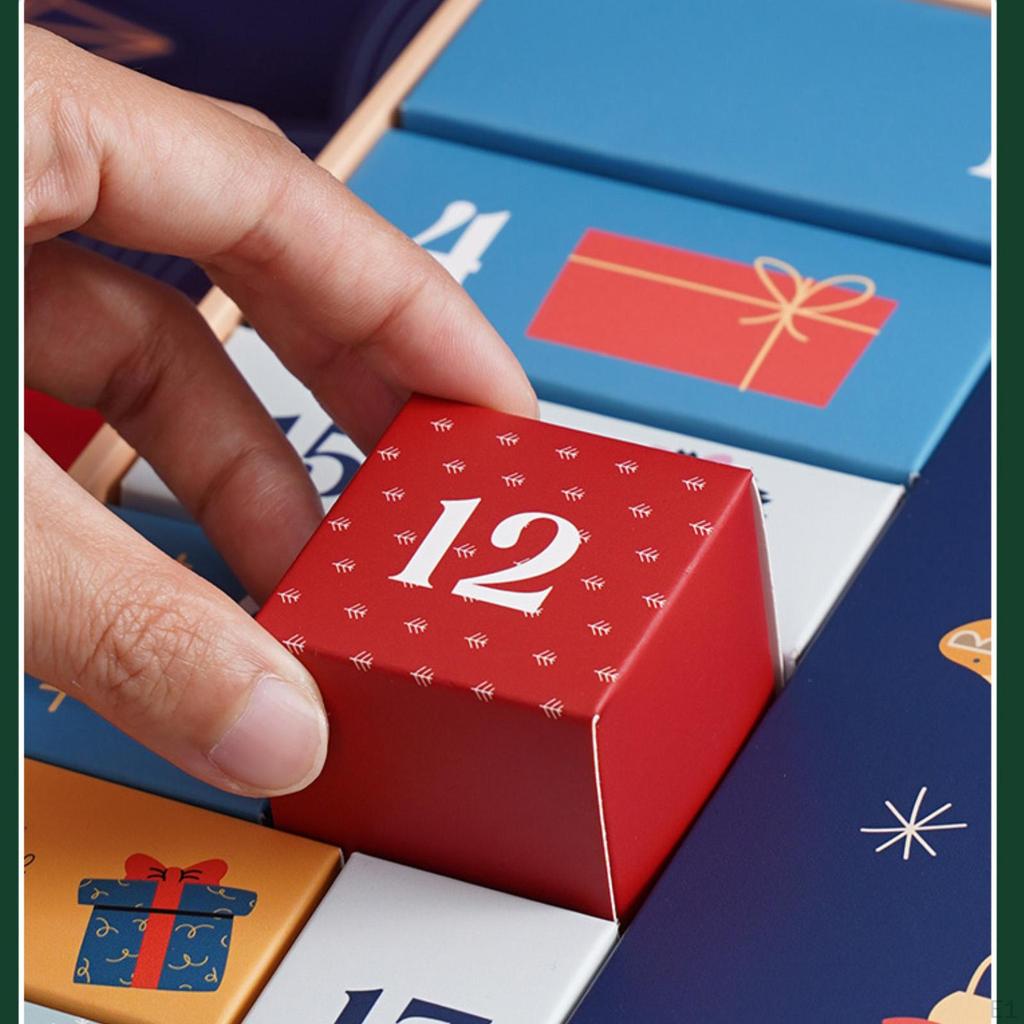 Адвент Календарь Коробки Пустые Подарок для Детей Подарки Подарок на Вечеринку