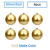 6pcs/Lot 6cm/2.4Inch Christmas Tree Decoration Color Hollow Balls Ornaments Hang Bauble Ball For Home Bar Party Decoration