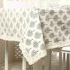 Modern Simple Apple Tree Small Tree Cotton Linen Lace Tablecloth