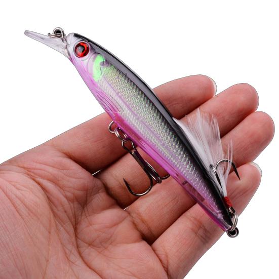 Искусственная приманка Minnow Bionic с острыми крючками, жестким язычком, длиной 11,2 см/13,6 г, для пресноводной и морской рыбалки на форель и окуня. Аксессуары для рыбалки.